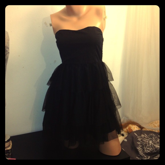 🚫SOLD🚫 Black Tiered Party Dress