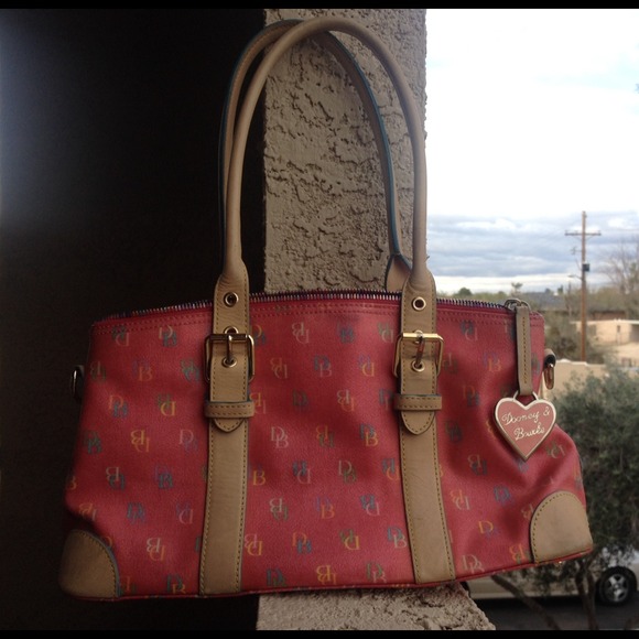 Pink authentic dooney and bourke