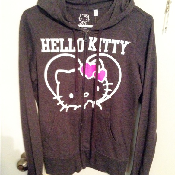 ~Gray Hello Kitty sweater~