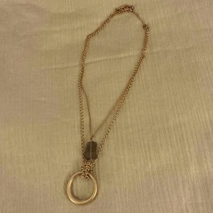 Kenneth Cole double pendant necklace