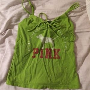GAVE TO GOODWILL Victoria's Secret Pink lime