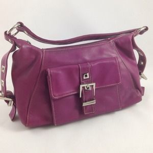 Magenta Perlina Shoulder Bag