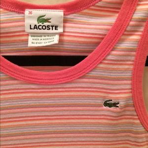 Striped kids Lacoste tank