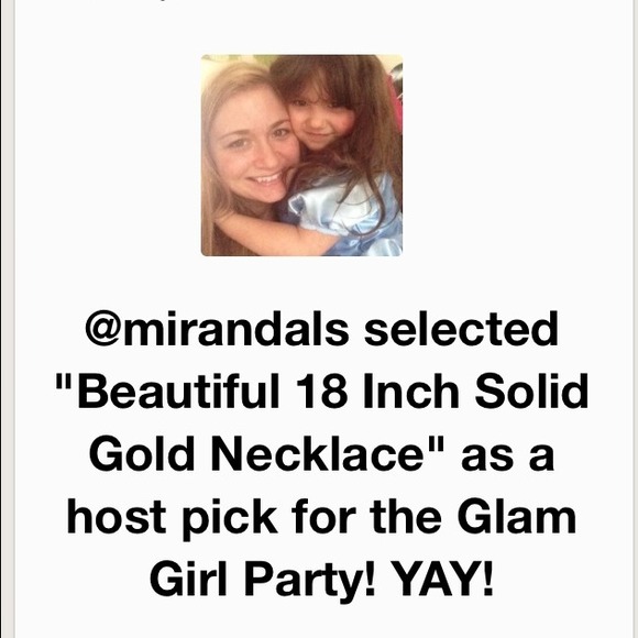 🎉🎉HOST PICK! 🎉🎉 14k Solid Gold Necklace - Picture 3 of 4