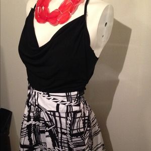 Fit and flare full skirt! Cute!!