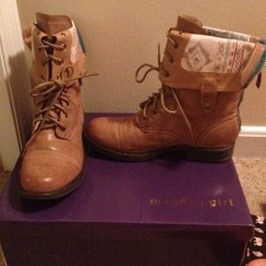 Madden Girl combat boots