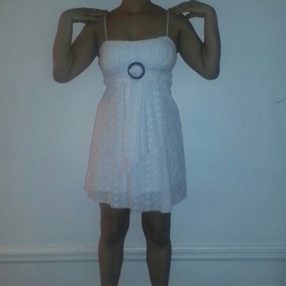 Cotton White Spring/Summer eyelet  dress