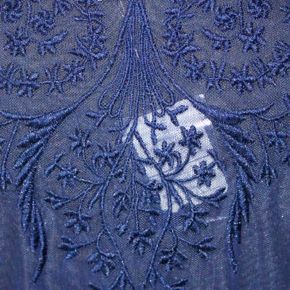 Urban Outfitter Embroidered Mesh Blouse - Picture 3 of 4