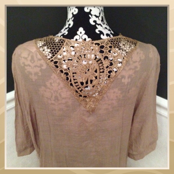 BUNDLED FOR katreeves022 Tan Tunic - Picture 2 of 2