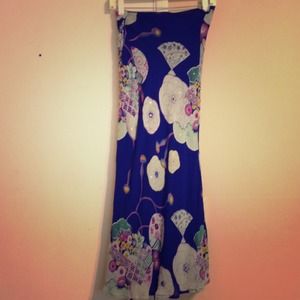 Rene Derhy floral maxi skirt