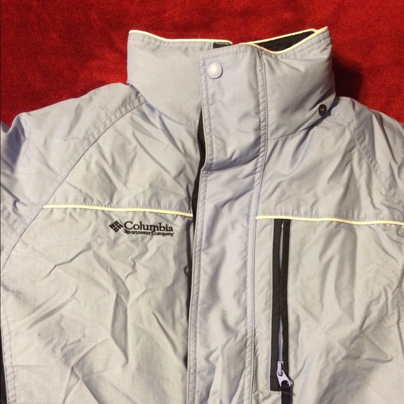 Columbia Coat size 14/16 youth color Blue used !