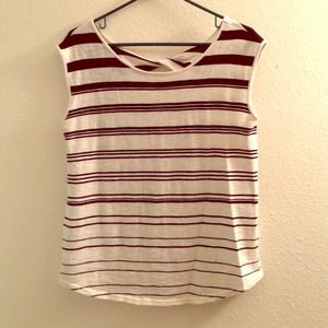 Madewell striped boat neck top