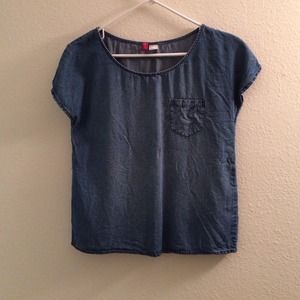 Denim t-shirt