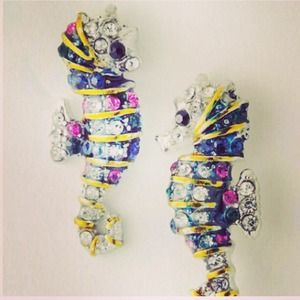 Seahorse earrings