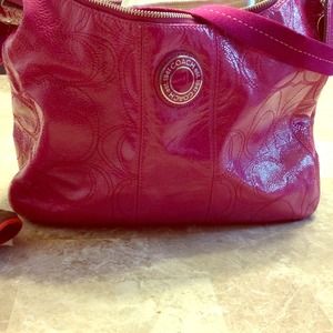 💕BRAND NEW PINK COACH LARGE SATCHEL PURSE💕