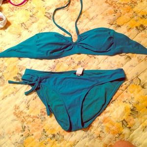 Teal swim suit