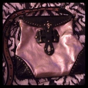 💋Black and gold/silver handbag💋