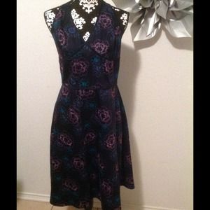 Amanda Smith Embroidered Halter Dress