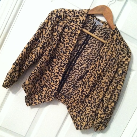 Cheetah blazer