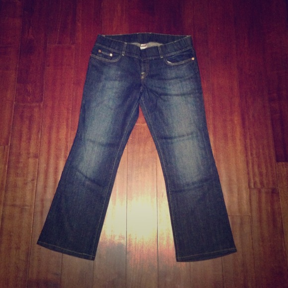 Lucky Brand maternity under-the-belly jeans