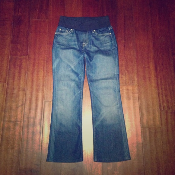 Seven 7 for all mankind maternity boot cut jean