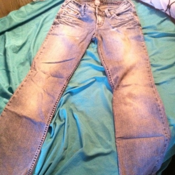 Silver jeans