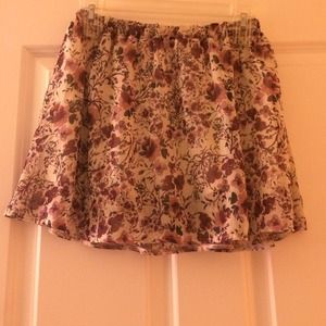 Brandy Melville floral skirt