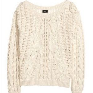 Cream sweater