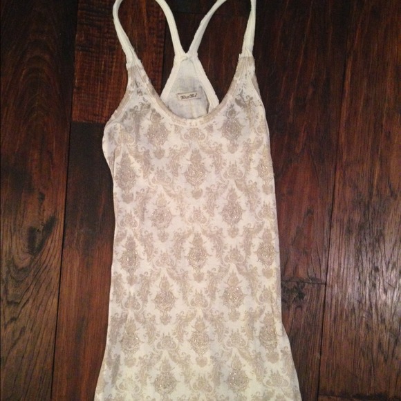 Beaded Miss Me Razorback Tank Top