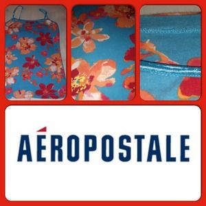 Aeropostale woman's small floral tank top