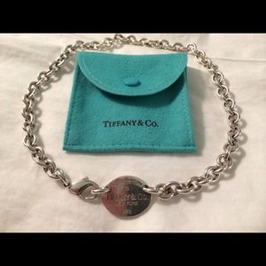 Tiffany & Co Sterling Silver Choker Necklace