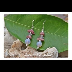 Sterling Silver, Cats eye, pearl, amethyst...