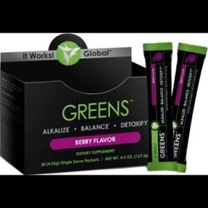 Greens on the go aka living drink powder