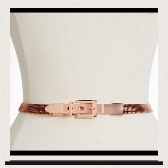 Rose Gold metal belt