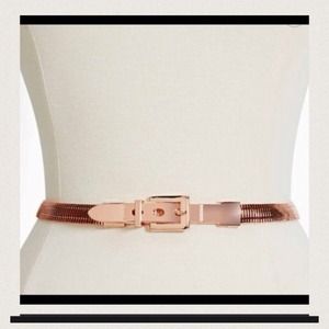 Rose Gold metal belt
