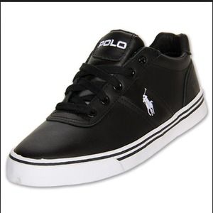 Men's black Ralph Lauren shoes