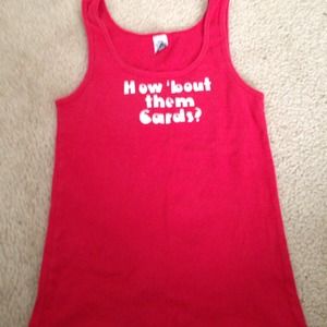 Tank supporting the St. Louis Cardinals.