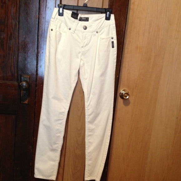 Silver jean skinnys