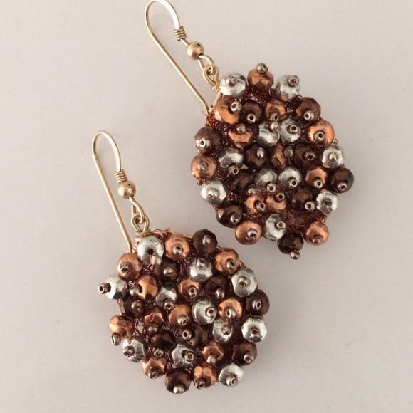 Jewelry - Bronze and Silver 💯% HANDMADE Earrings