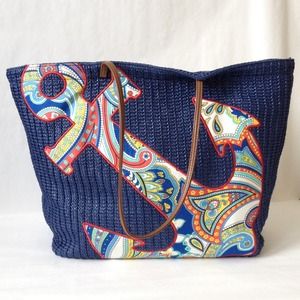 Vera Bradley Seashore Tote in Marina Paisley