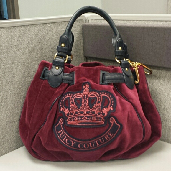 Juicy Couture Velour Crown Bag