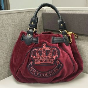 Juicy Couture Velour Crown Bag