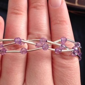 Purple kids bracelet