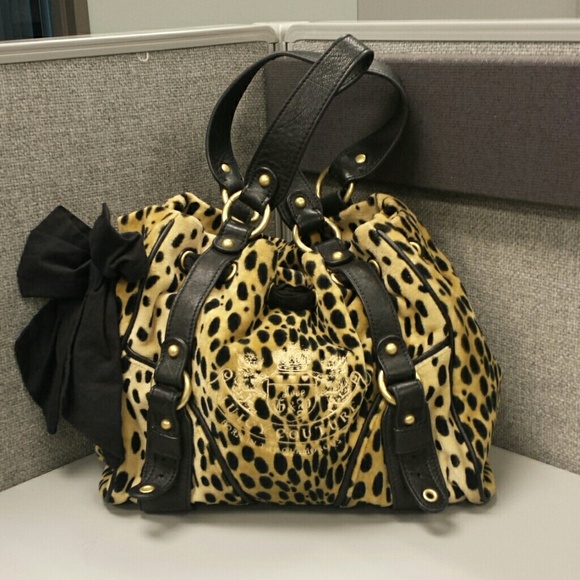 juicy couture leopard luggage