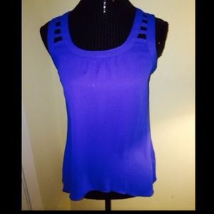 Royal Blue Cutout Tank