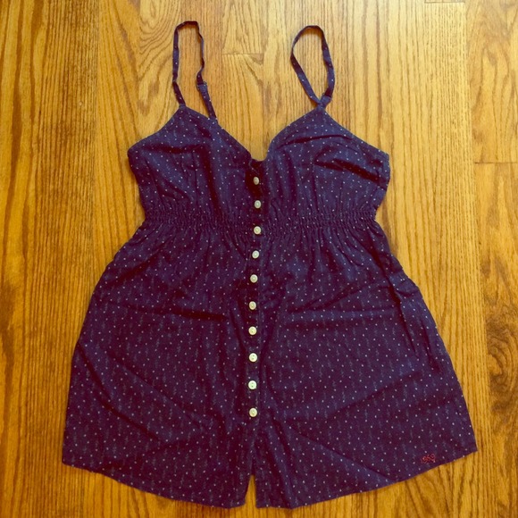 GAP Tops - Gap Navy Button Down Spaghetti Strap Tank!