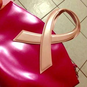 New WITH tag pink Breast cancer purse
