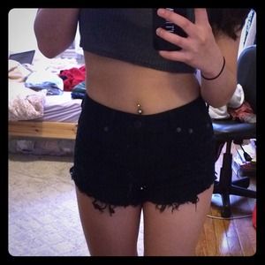 American Eagle Hi-Waisted Festival Shorts