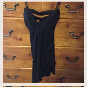 Xxs black bebe dress. Tight and short