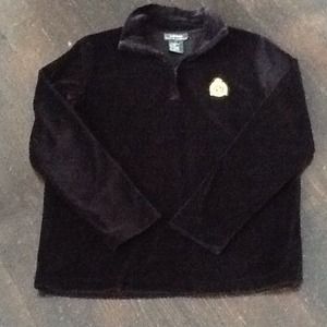 🏇 Ralph Lauren Black Velour Top! 🏇